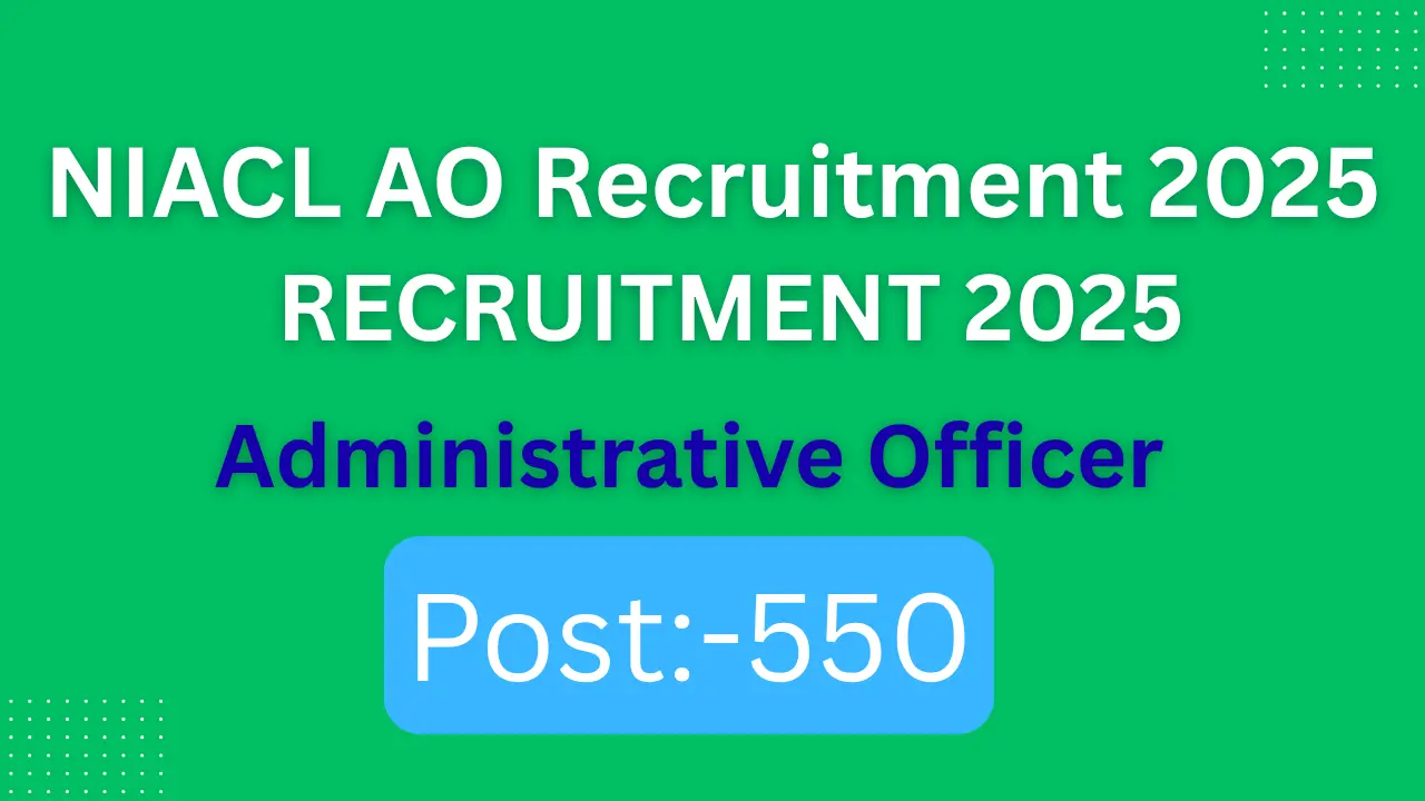 NIACL AO Recruitment